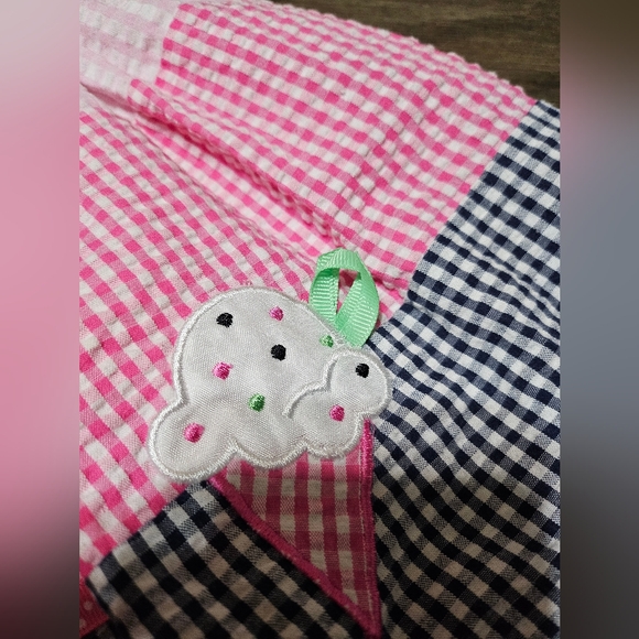 Girls Size 6-9 Month, Cute Ice Cream Cone Dress RARE EDITIONS - Picture 2 of 7